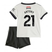 Maglie da calcio Manchester United Antony #21 Terza Maglia Bambino 2024-25 Manica Corta (+ Pantaloni corti)